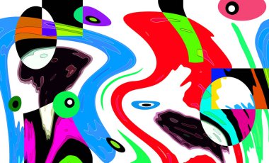 Renkli soyut arkaplan deseni tasarımı.