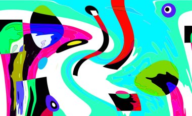 Renkli soyut arkaplan deseni tasarımı.