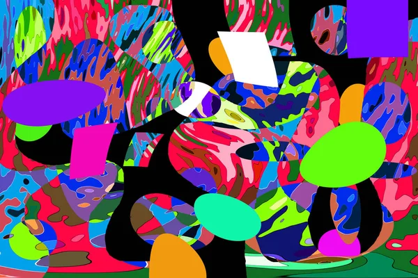 Kleurrijke Abstracte Achtergrond Patroon Ontwerp — Stockfoto