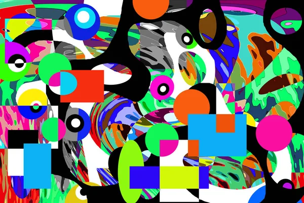 Kleurrijke Abstracte Achtergrond Patroon Ontwerp — Stockfoto