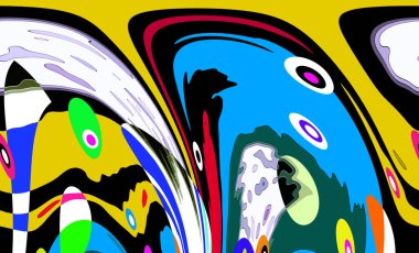 Renkli soyut arkaplan deseni tasarımı.