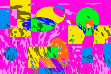 Renkli soyut arkaplan deseni tasarımı.