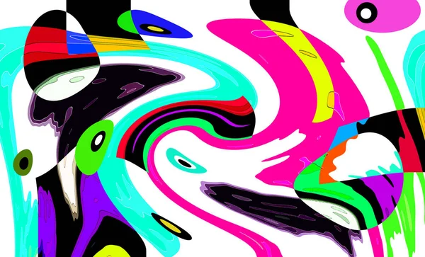 Красочный Абстрактный Дизайн Фона — стоковое фото