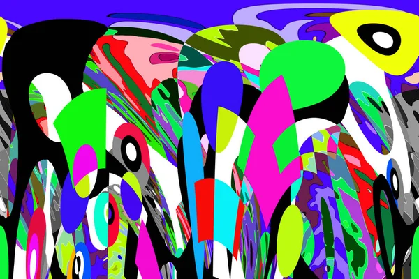 Kolorowy Abstrakcyjny Wzór Tła — Zdjęcie stockowe