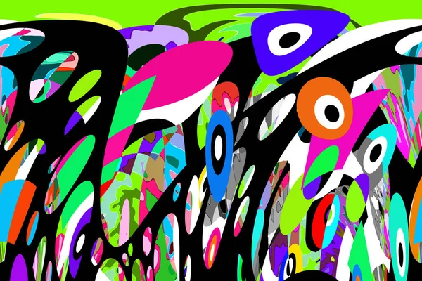 Desenho Fundo Abstrato Colorido — Fotografia de Stock
