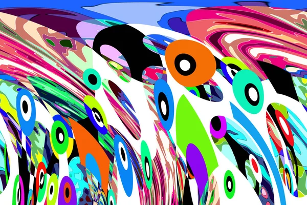 Desenho Fundo Abstrato Colorido — Fotografia de Stock