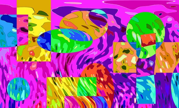 Красочный Абстрактный Дизайн Фона — стоковое фото