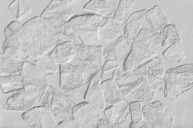 Yaratıcı desenli taş seramik duvar kağıdı tasarımı. Beyaz mermer