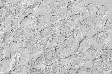 Yaratıcı desenli taş seramik duvar kağıdı tasarımı. Beyaz mermer