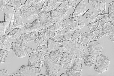 Yaratıcı desenli taş seramik duvar kağıdı tasarımı. Beyaz mermer