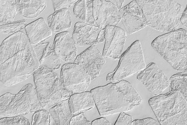 Yaratıcı desenli taş seramik duvar kağıdı tasarımı. Beyaz mermer