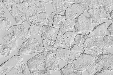 Yaratıcı desenli taş seramik duvar kağıdı tasarımı. Beyaz mermer