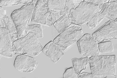 Yaratıcı desenli taş seramik duvar kağıdı tasarımı. Beyaz mermer