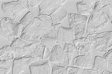 Yaratıcı desenli taş seramik duvar kağıdı tasarımı. Beyaz mermer