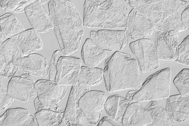 Yaratıcı desenli taş seramik duvar kağıdı tasarımı. Beyaz mermer