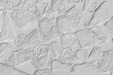 Yaratıcı desenli taş seramik duvar kağıdı tasarımı. Beyaz mermer