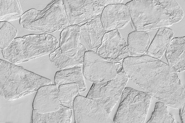 Yaratıcı desenli taş seramik duvar kağıdı tasarımı. Beyaz mermer