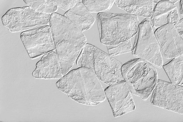 Yaratıcı desenli taş seramik duvar kağıdı tasarımı. Beyaz mermer