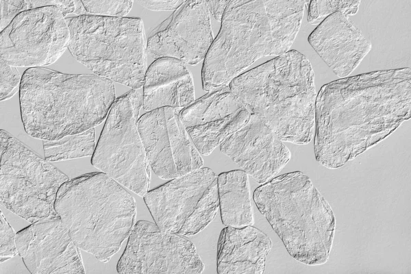 Yaratıcı desenli taş seramik duvar kağıdı tasarımı. Beyaz mermer