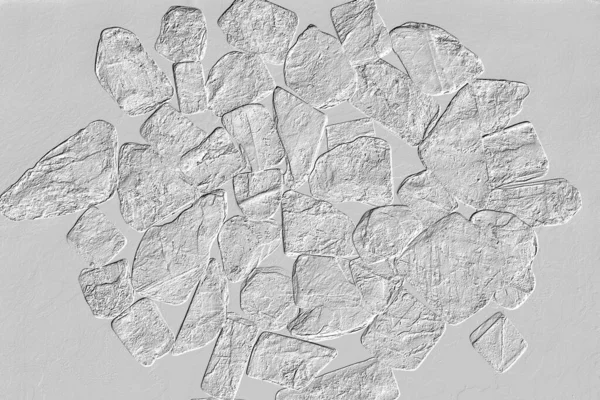 Yaratıcı desenli taş seramik duvar kağıdı tasarımı. Beyaz mermer