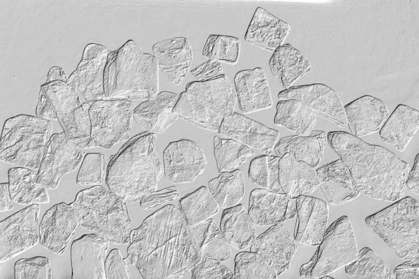 Yaratıcı desenli taş seramik duvar kağıdı tasarımı. Beyaz mermer