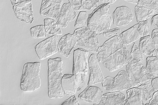 Yaratıcı desenli taş seramik duvar kağıdı tasarımı. Beyaz mermer