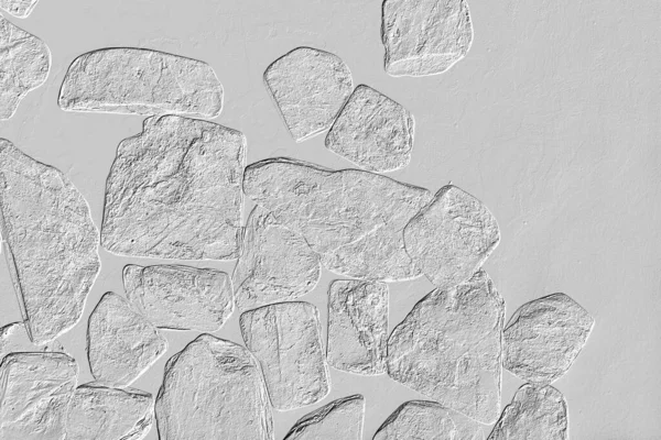 Yaratıcı desenli taş seramik duvar kağıdı tasarımı. Beyaz mermer