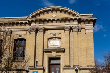 Toronto, Kanada - 20 Kasım 2020: Koffler Öğrenci Hizmetleri Merkezi Toronto. Koffler Öğrenci Merkezi, Toronto Üniversitesi St George Kampüsü 'nün ana öğrenci merkezidir..