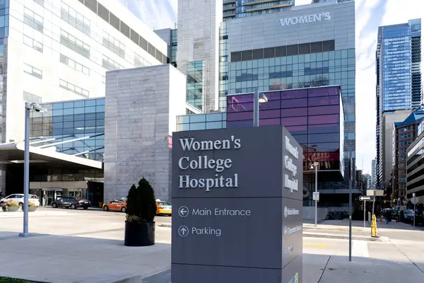 Toronto Canada November 2020 Womens College Hospital Wch Teken Wordt — Stockfoto