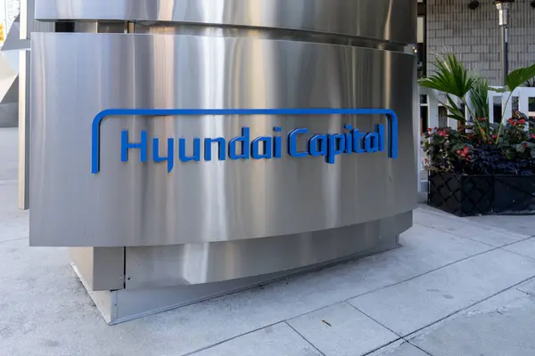 Toronto Kanada Oktober 2020 Hyundai Capital Skylt Ses Utanför Deras — Stockfoto
