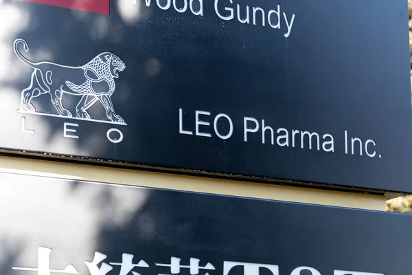 Торнхилл Онтарио Канада Января 2021 Года Знак Leo Pharma Canada — стоковое фото