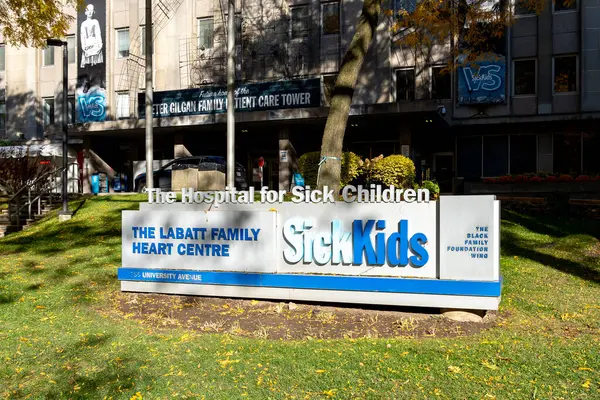 Toronto Kanada Mayıs 2022 Hasta Çocuklar Hastanesi Tabelası Toronto Gösterildi — Stok fotoğraf