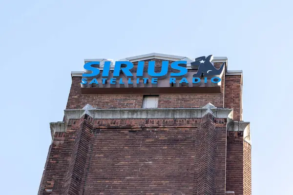 Toronto Canada November 2020 Sirius Satellite Radio Sign Head Office — Stock Photo, Image