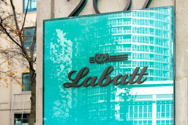 Toronto Canadá Novembro 2020 Entrada Labatt Breweries Canada Dhx Media — Fotografia de Stock