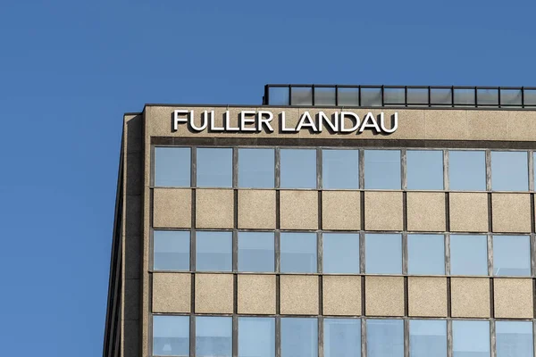 Toronto Canada November 2020 Fuller Landau Sign Seen Head Office — Stock Photo, Image