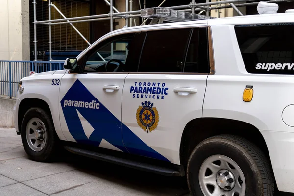 Toronto Kanada Kasım 2020 Toronto Bir Tps Ambulans Aracı Görüldü — Stok fotoğraf