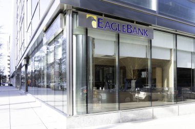 Washington, DC, ABD... 12 Ocak 2020: Washington DC 'deki EagleBank şubelerinden biri. EagleBank bir Amerikan yerel iş bankası..