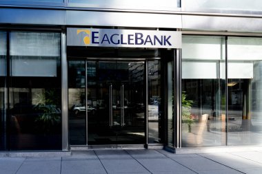 Washington, DC, ABD... 12 Ocak 2020: Washington DC 'deki EagleBank şubelerinden biri. EagleBank bir Amerikan yerel iş bankası..
