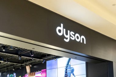 Tysons Corner, Virginia, USA- 14 Ocak 2020: Dyson Demo Levhası.