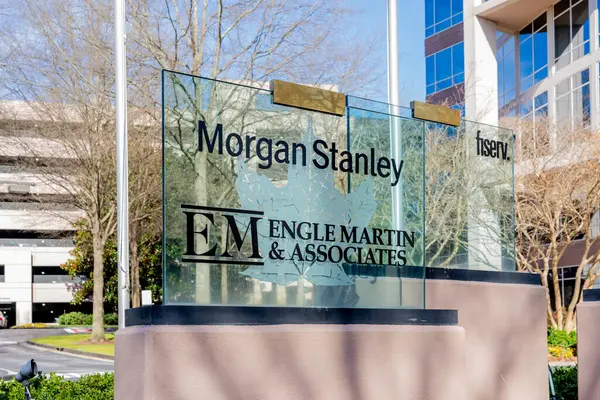 Atlanta Georgia Enero 2020 Morgan Stanley Firma Edificio Oficinas Atlanta —  Fotos de Stock