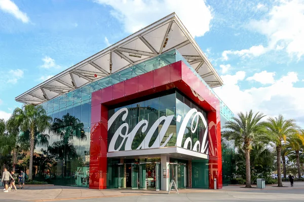Orlando Florida Usa February 2020 Coca Cola Store Disney Springs — Stock Photo, Image