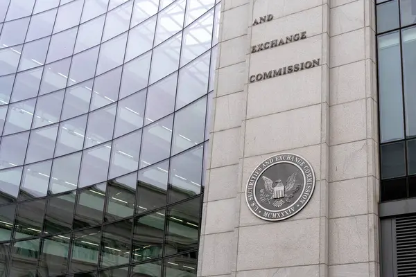 Washington Usa January 2020 Securities Exchange Commission Sec Seal Building — Stock Photo, Image