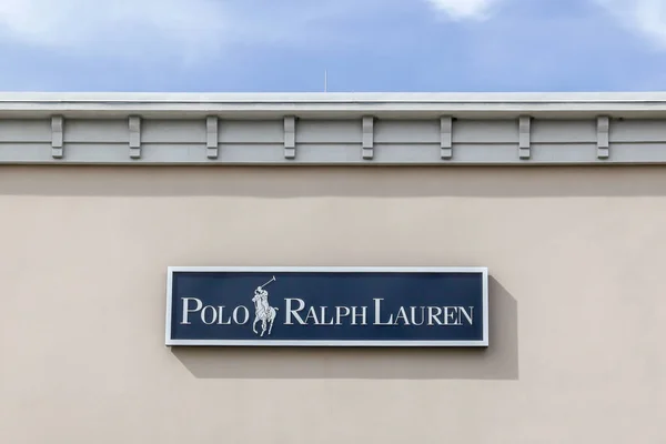 Orlando Florida Febrero 2020 Polo Ralph Lauren Letrero Tienda Por —  Fotos de Stock