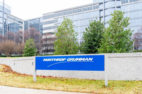 Tysons Corner Virginia Usa January 2020 Sign Northrop Grumman Headquarters — Stock Photo, Image