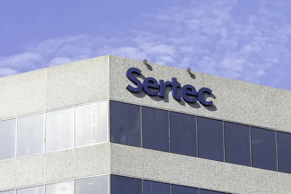 Atlanta Georgia Usa Januar 2020 Sertec Unterzeichnet Das Gebäude Atlanta — Stockfoto