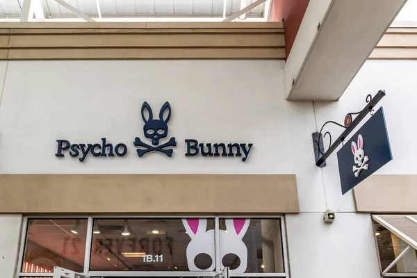 Orlando Florida Usa Febrero 2020 Psycho Bunny Store Sign Orlando — Foto de Stock