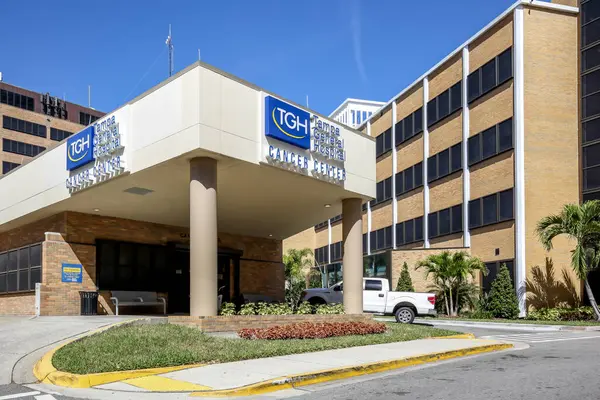 Tampa Florida Usa Února 2020 Tampa General Hospital Cancer Center — Stock fotografie