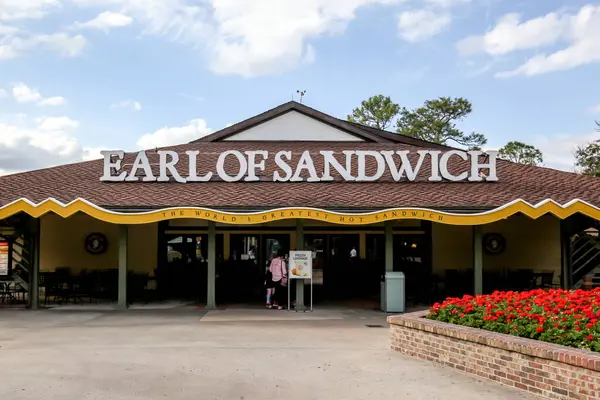 Orlando Florida Usa February 2020 Earl Sandwich Restaurant Sign Seen — Stock Photo, Image