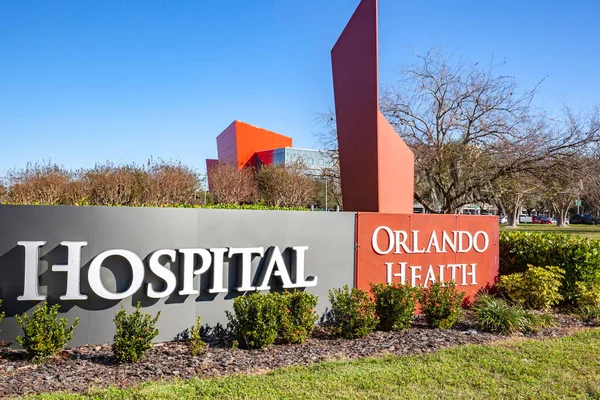 Ocoee Florida Enero 2020 Orlando Health Sign Ocoee Florida —  Fotos de Stock