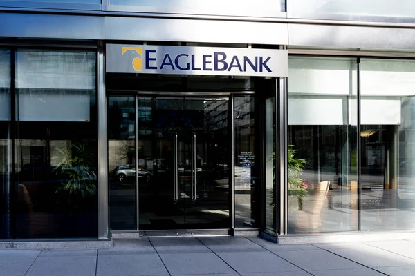 Washington Usa Januari 2020 Eaglebanks Filialer Washington Eaglebank Amerikansk Lokal — Stockfoto